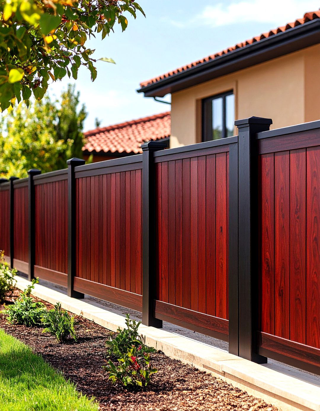 Dark Sequoia - 20 Vinyl Fence Colors