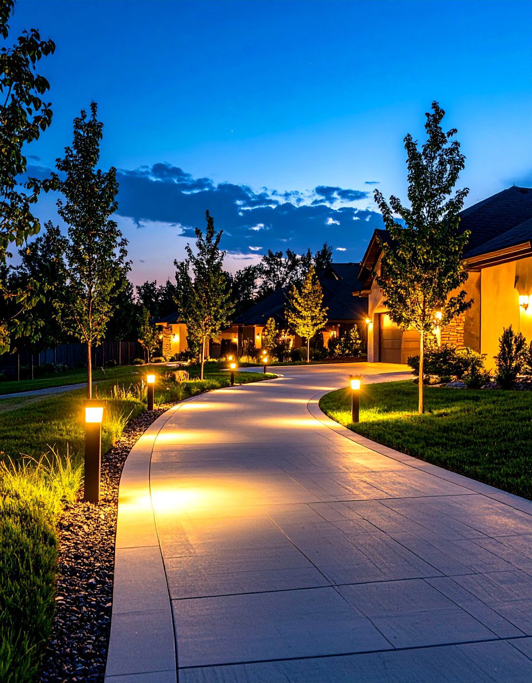 Dark Sky Friendly Shielded Driveway Fixtures - 20 Driveway Lighting Ideas