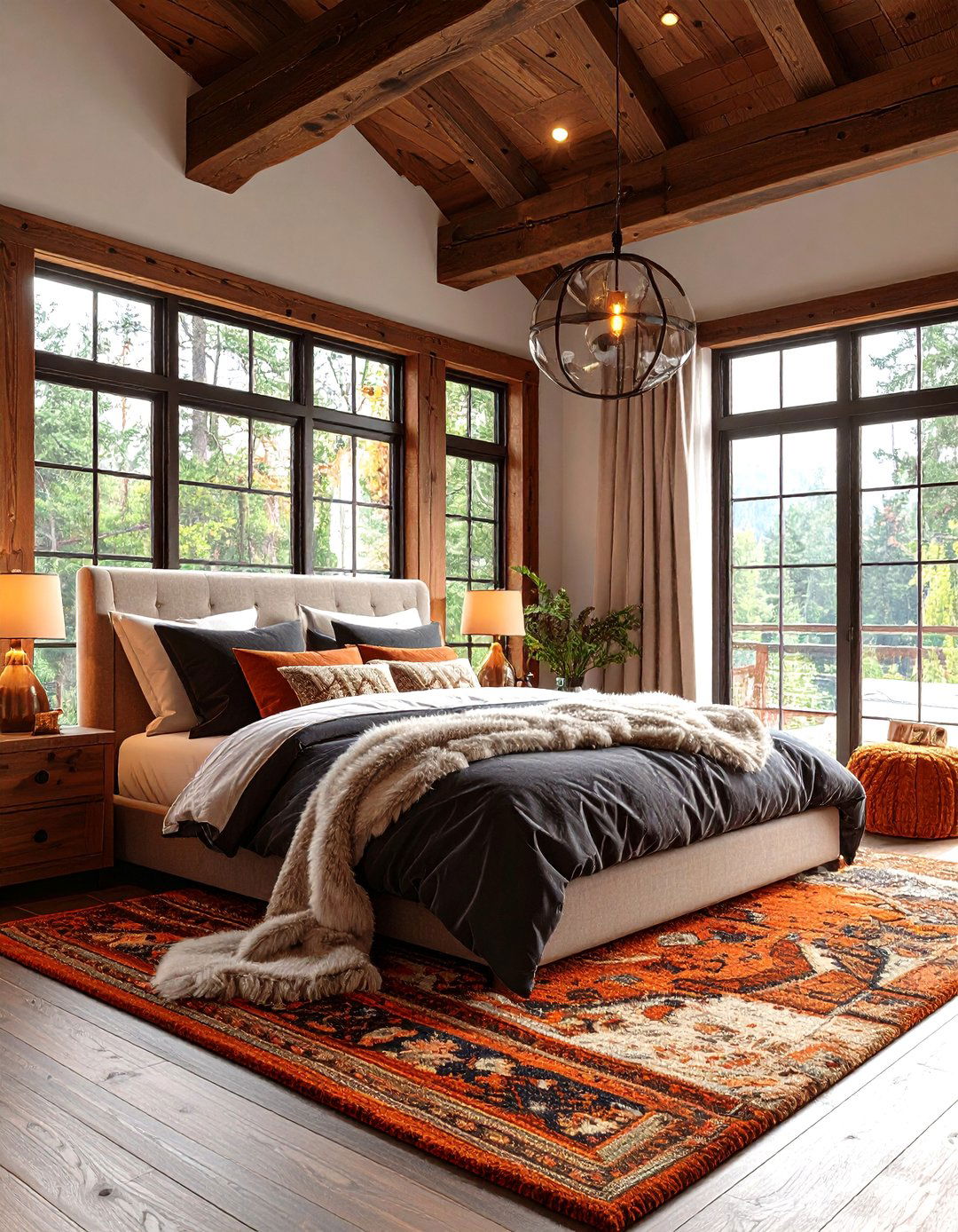 Dark and Moody Cabin Cocoon - 20 Cabin Bedroom Ideas