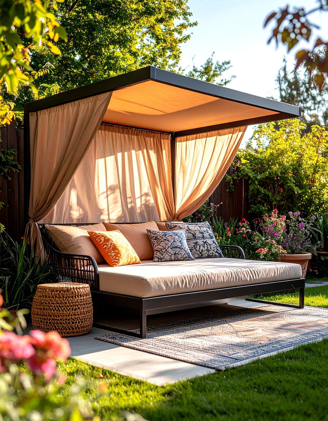 Daybed for Napping - 20 Small Screened-in Porch Ideas