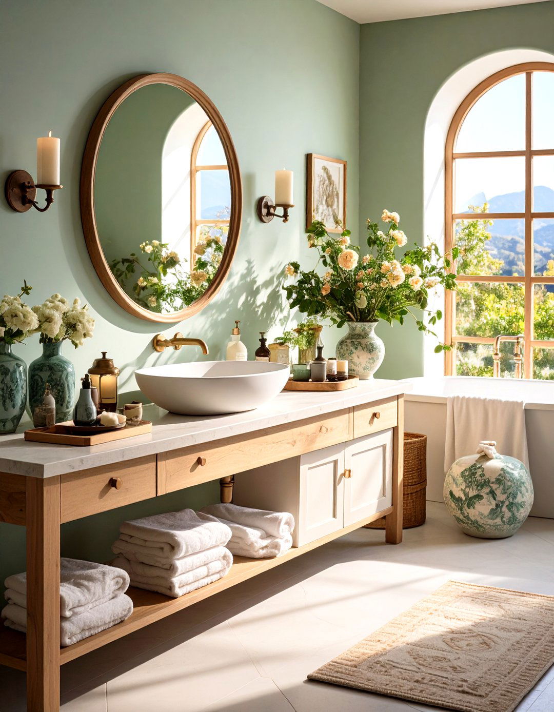 Decorative Artwork and Accessories - 20 Tuscan Bathroom Ideas
