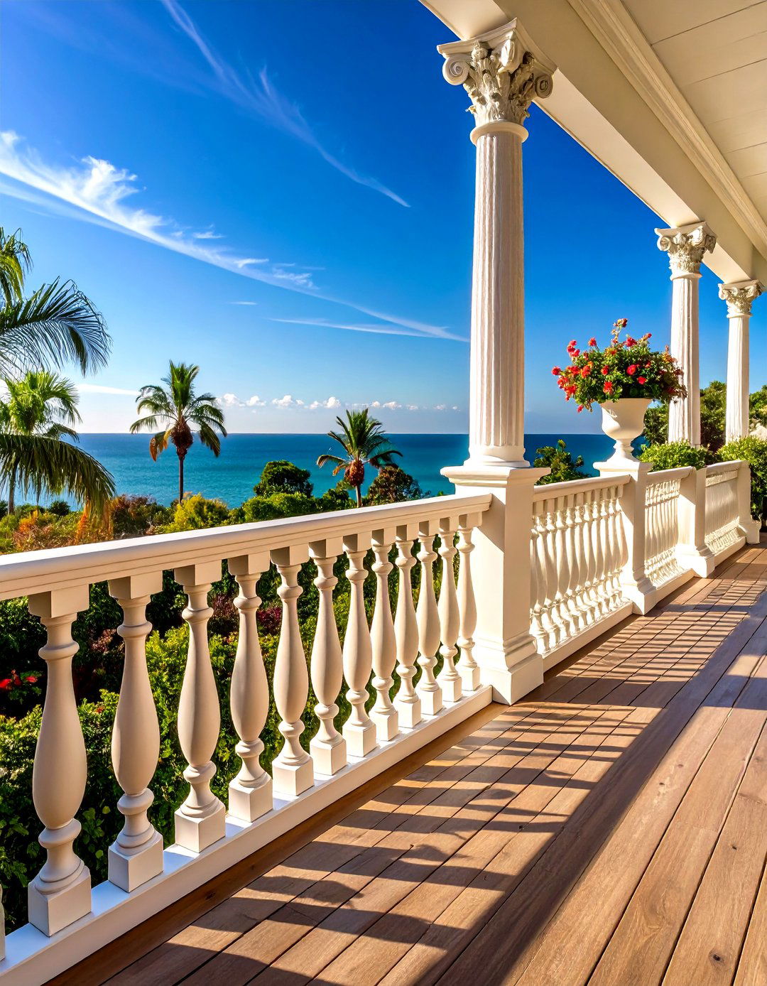 Decorative Baluster Metal Deck Railing - 20 Metal Deck Railing Ideas