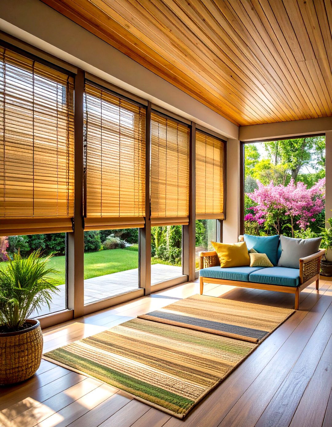 Decorative Blinds or Shades - 20 Three Season Porch Ideas
