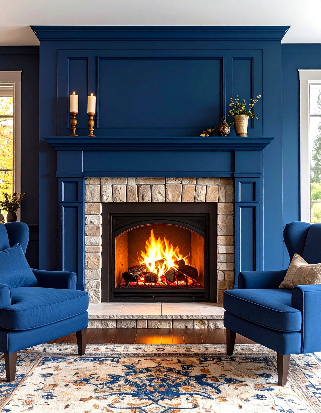 Decorative Fireplace Screen as Art - 20 Fireplace Decor Ideas