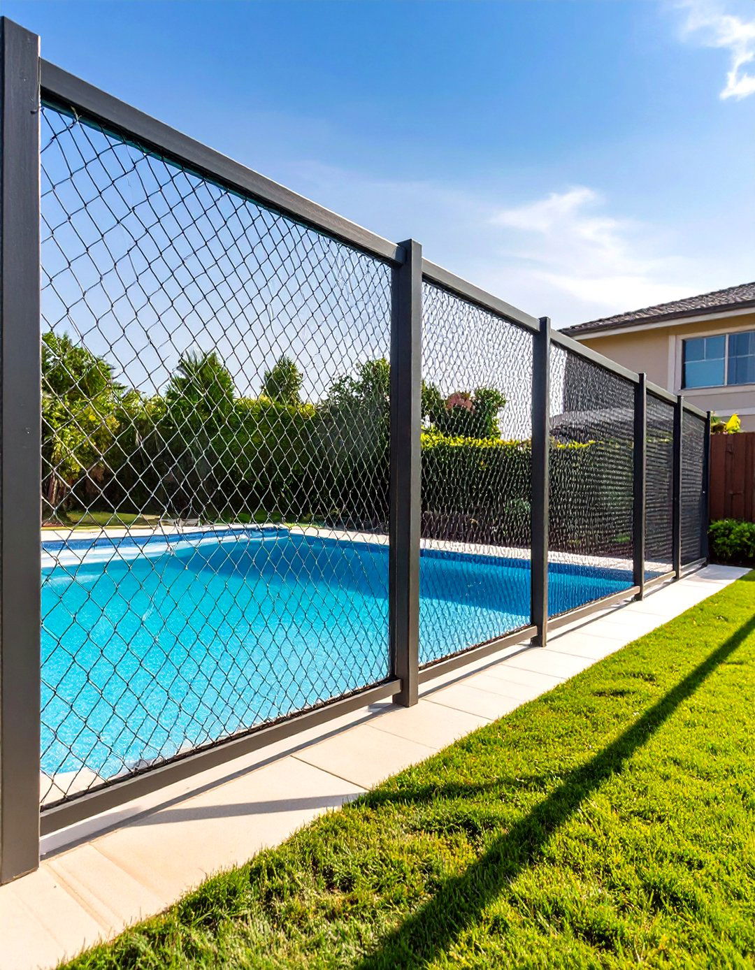 Decorative Mesh Safety Fences - 20 Pool Fence Ideas