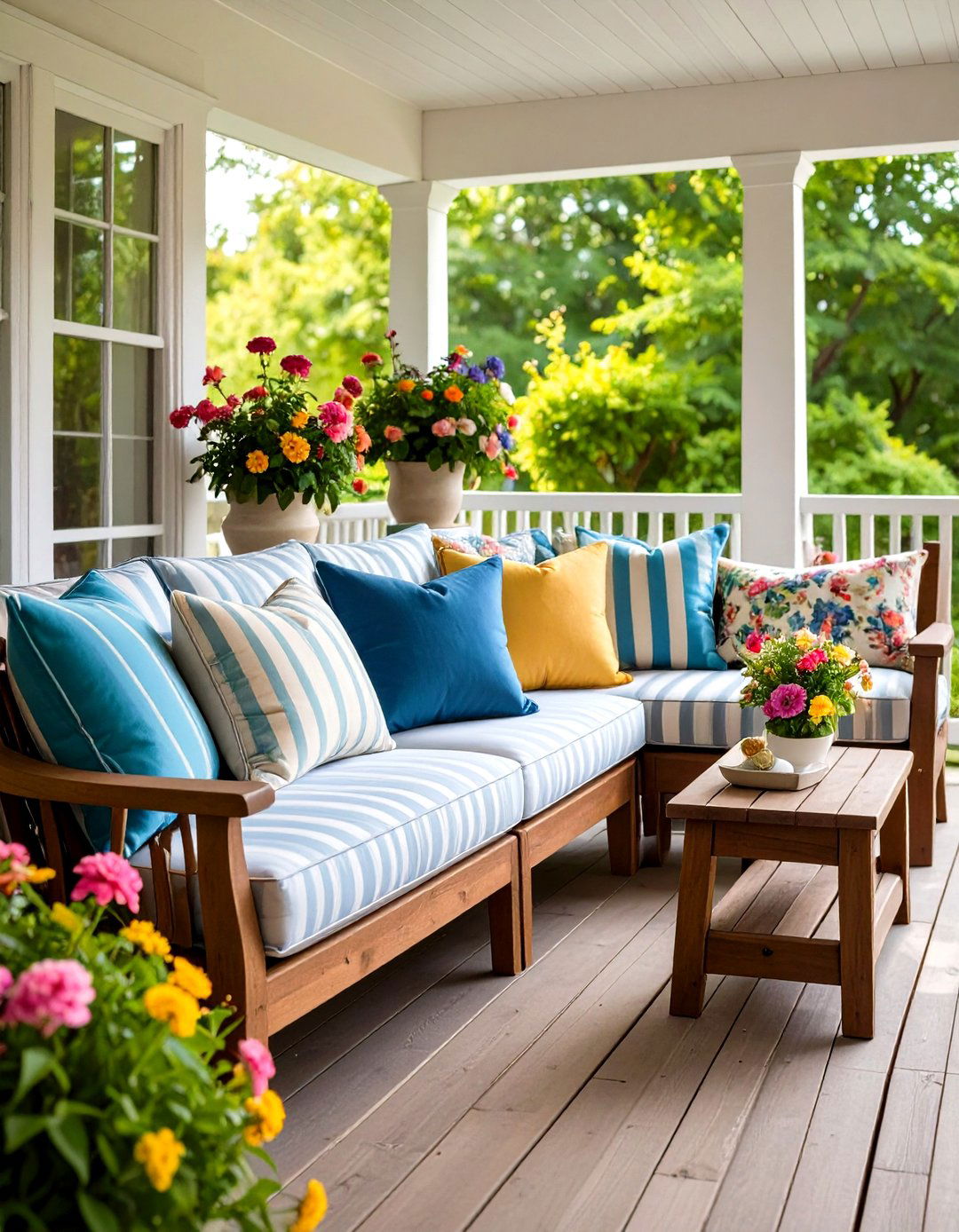 Decorative Throw Pillows - 20 Southern Front Porch Ideas