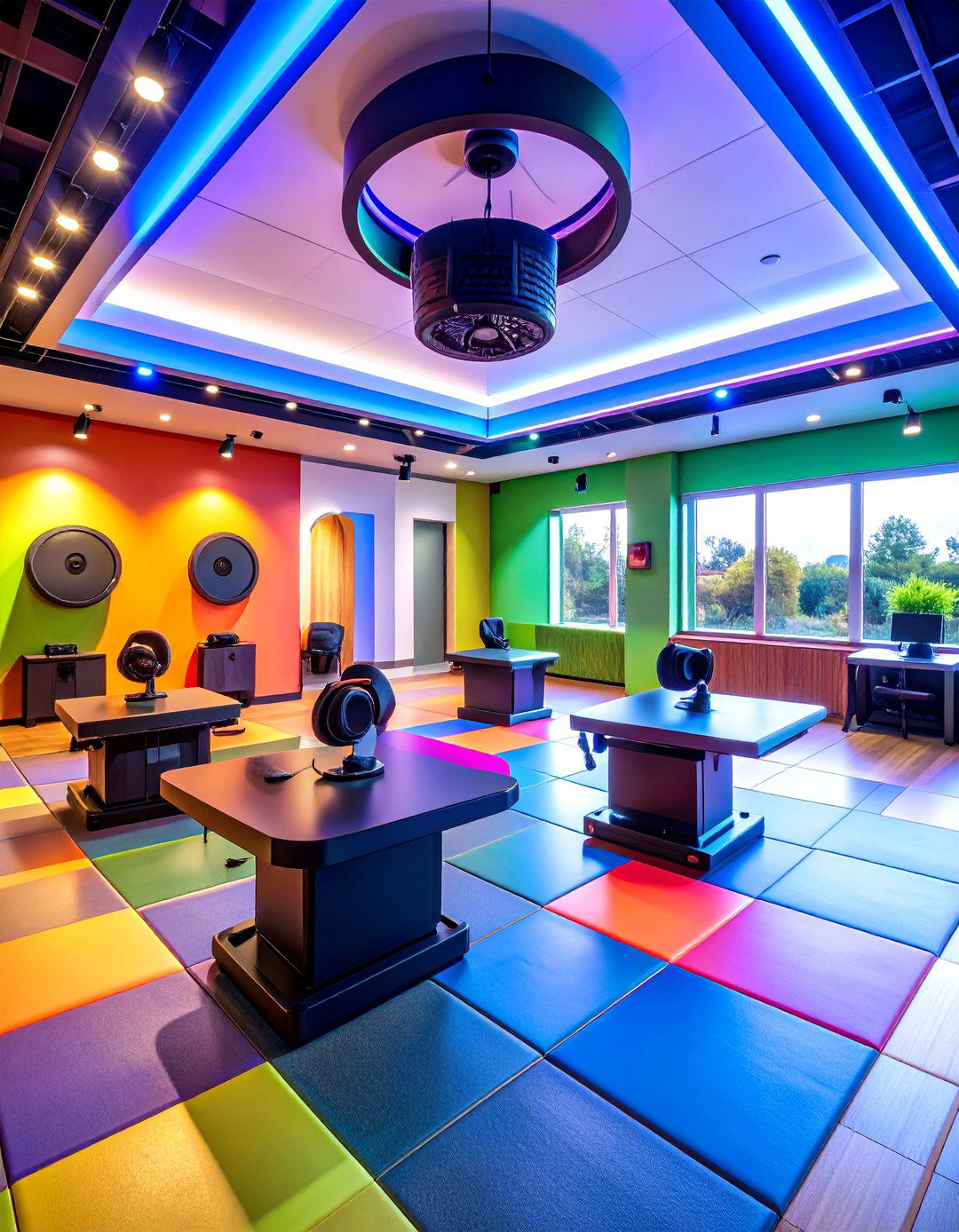 Dedicated Virtual Reality Zone in the Game Room - 20 Game Room Ideas