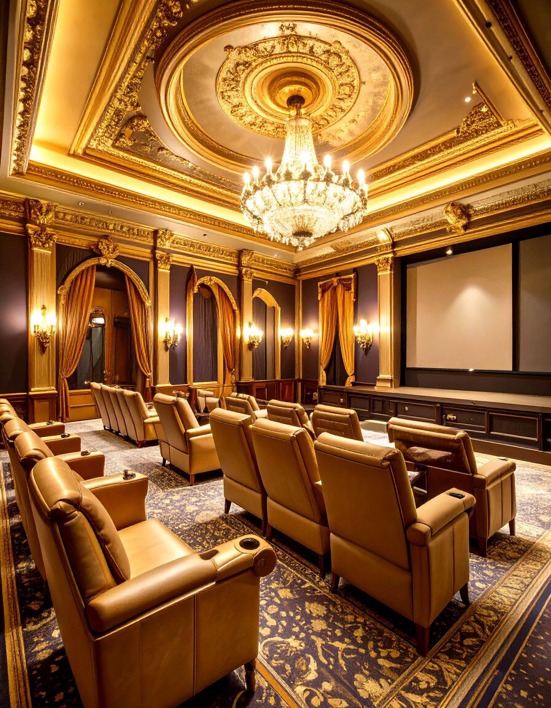 Deep Plum Home Theater Paint Colors - 20 Home Theater Paint Colors
