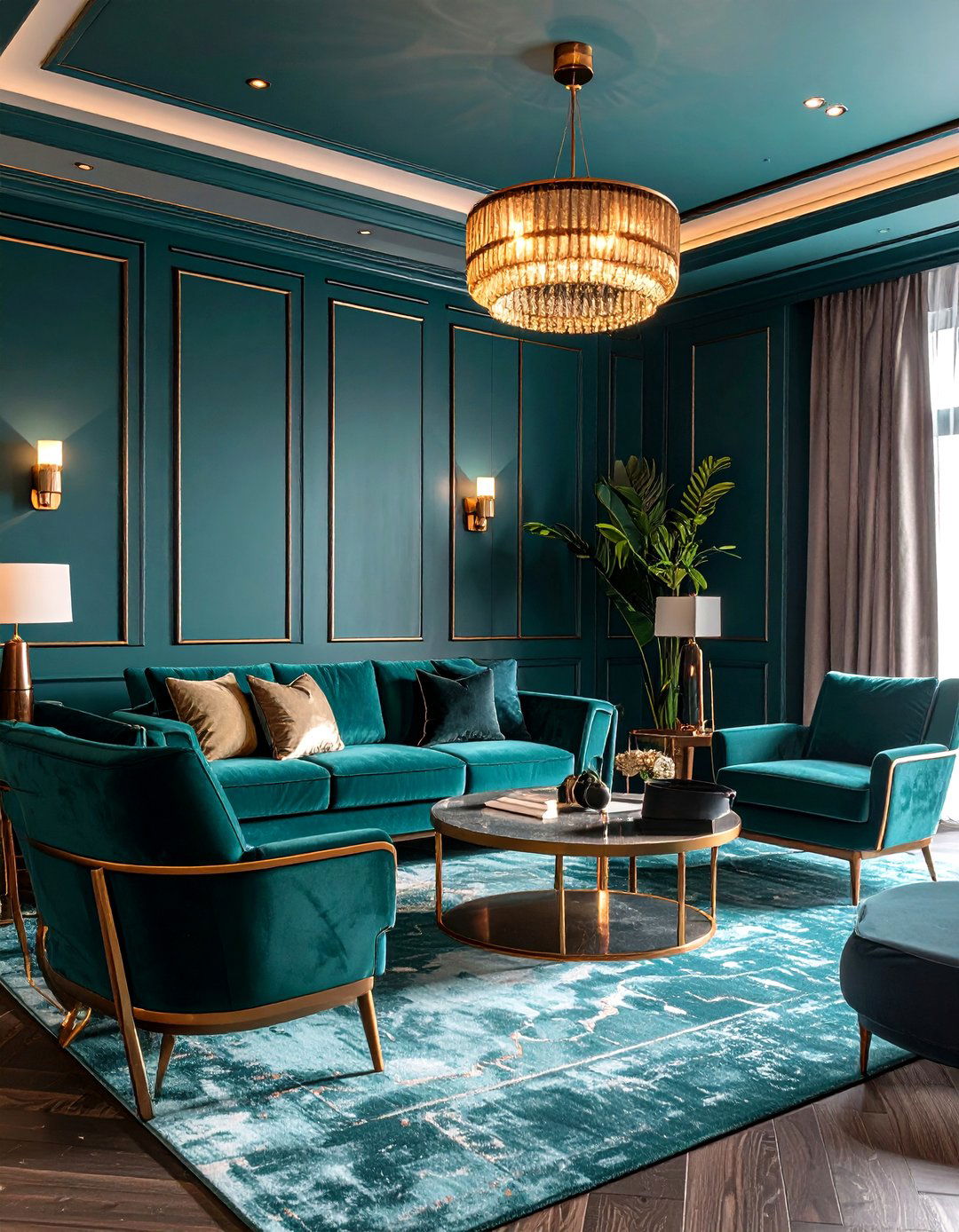 Deep Teal Home Theater Paint Colors - 20 Home Theater Paint Colors