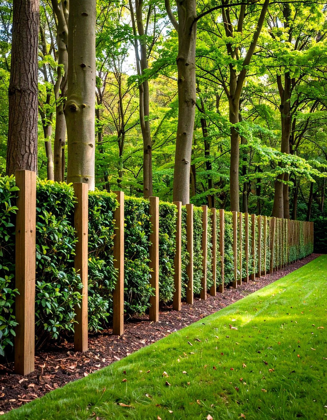 Deer Proof Screen at the Woodline - 20 Front Yard Boxwood Shrubs