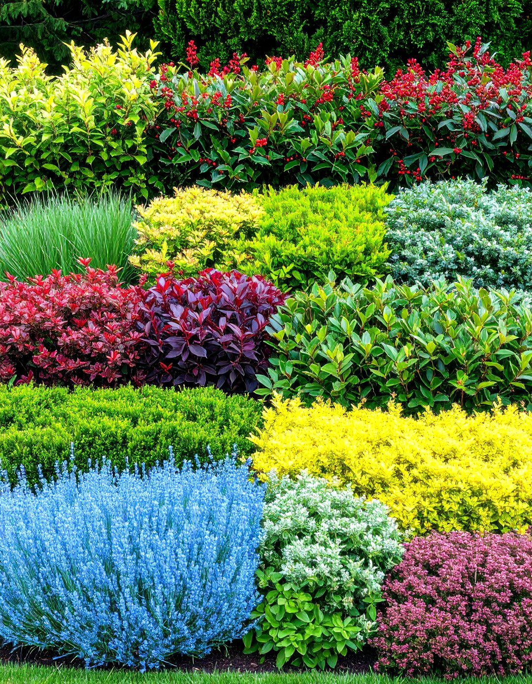 Deer Resistant Evergreen Palette - 20 Front Yard Evergreen Landscaping Ideas