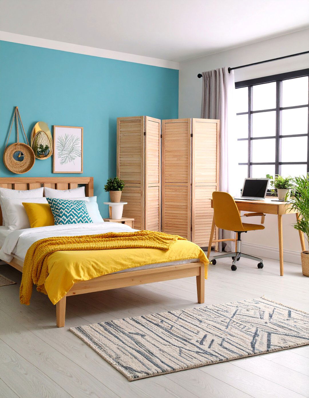 Define Zones with Room Dividers - 20 Student Bedroom Design Ideas