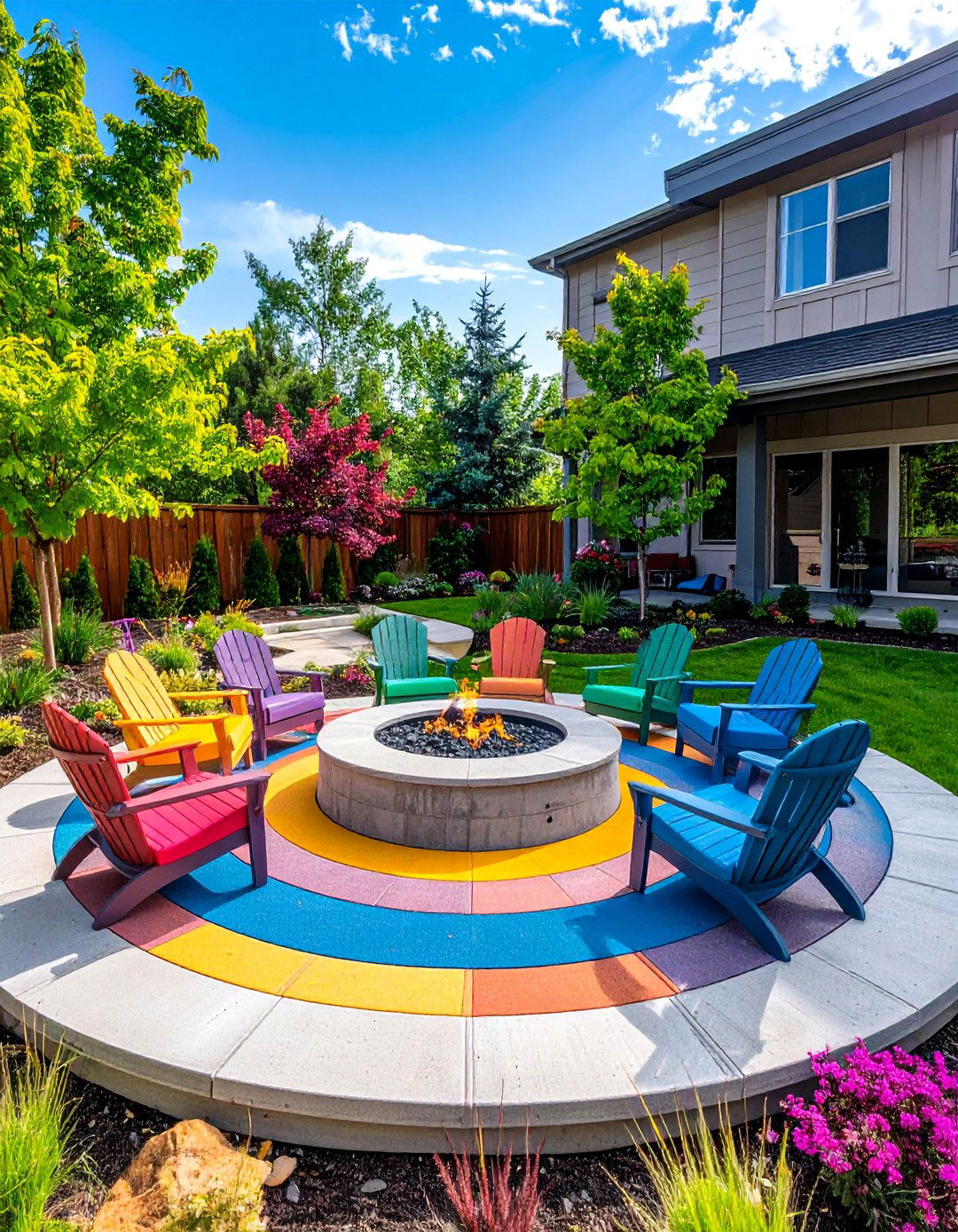 Desert Buff Coloring - 20 Stamped Concrete Patio Ideas