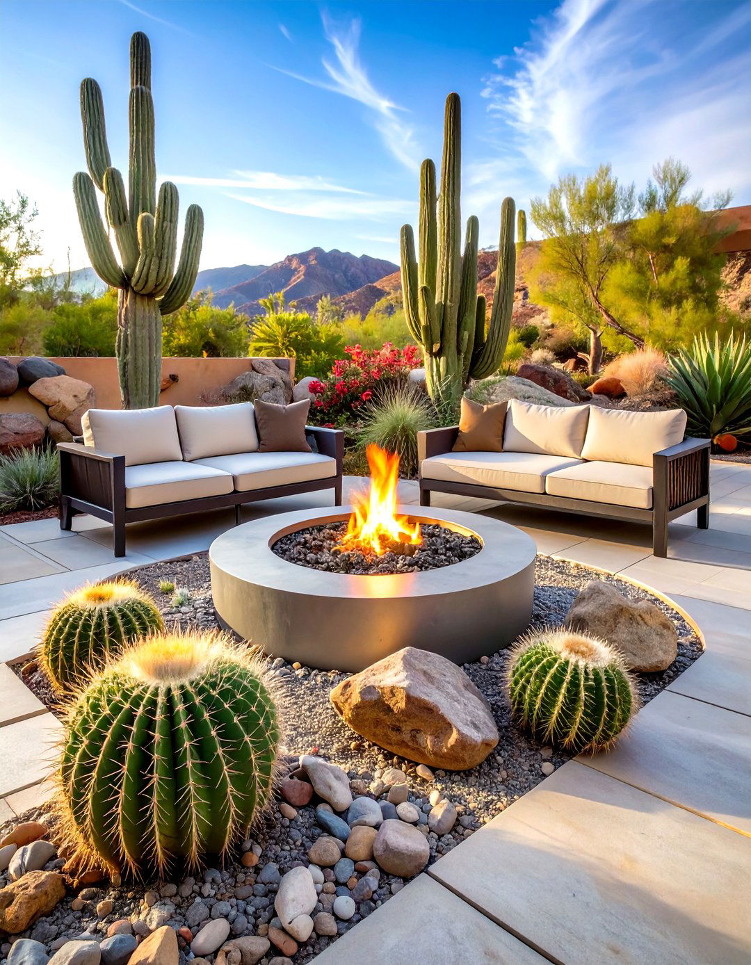 Desert Contemporary Patio Ideas With Firepit - 20 Patio Ideas With Firepit
