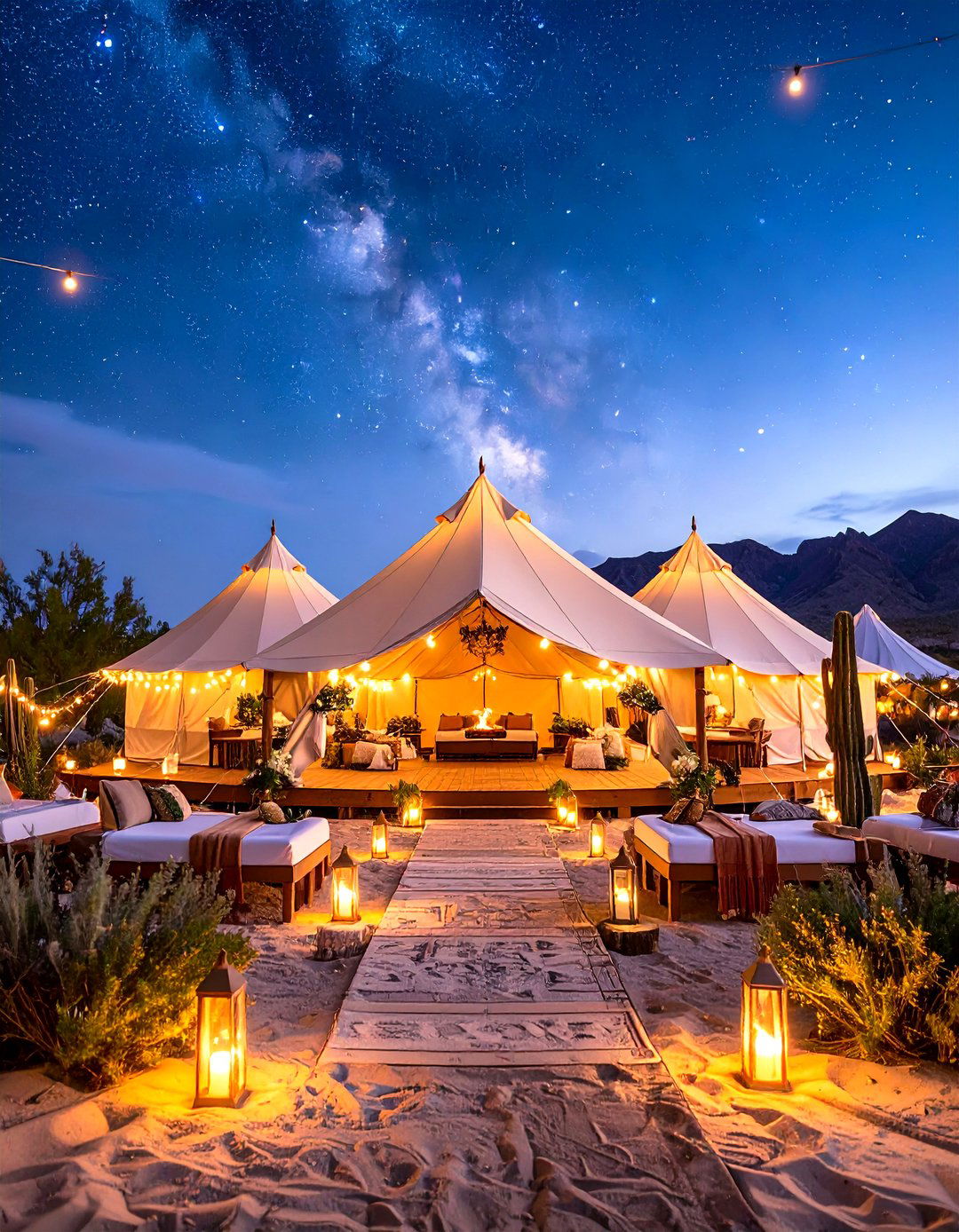 Desert Glamping Destination Wedding - 20 Destination Wedding Ideas