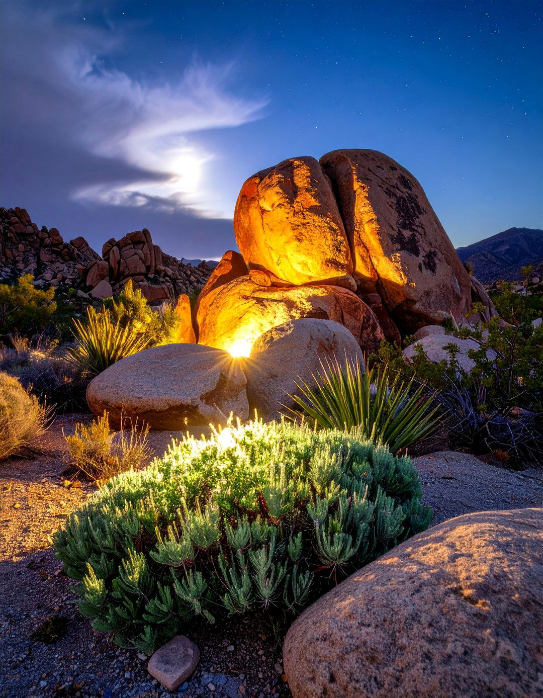Desert Landscape Boulders as Sculptural Focal Points - 20 Desert Landscape Ideas