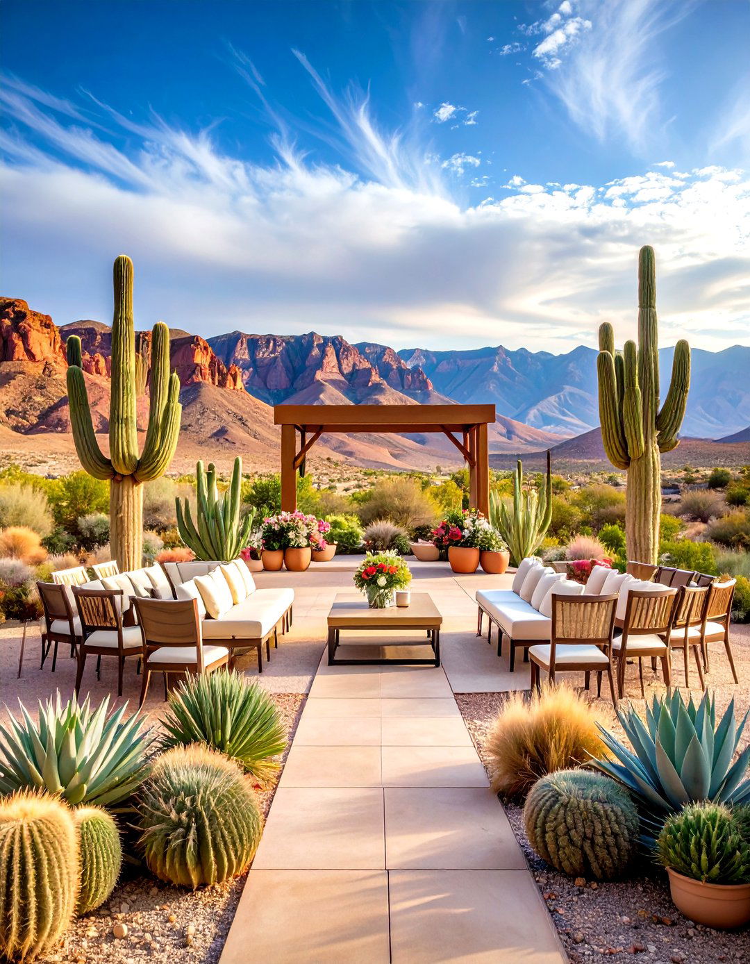 Desert Oasis Wedding Ceremony - 20 Wedding Ceremony Ideas