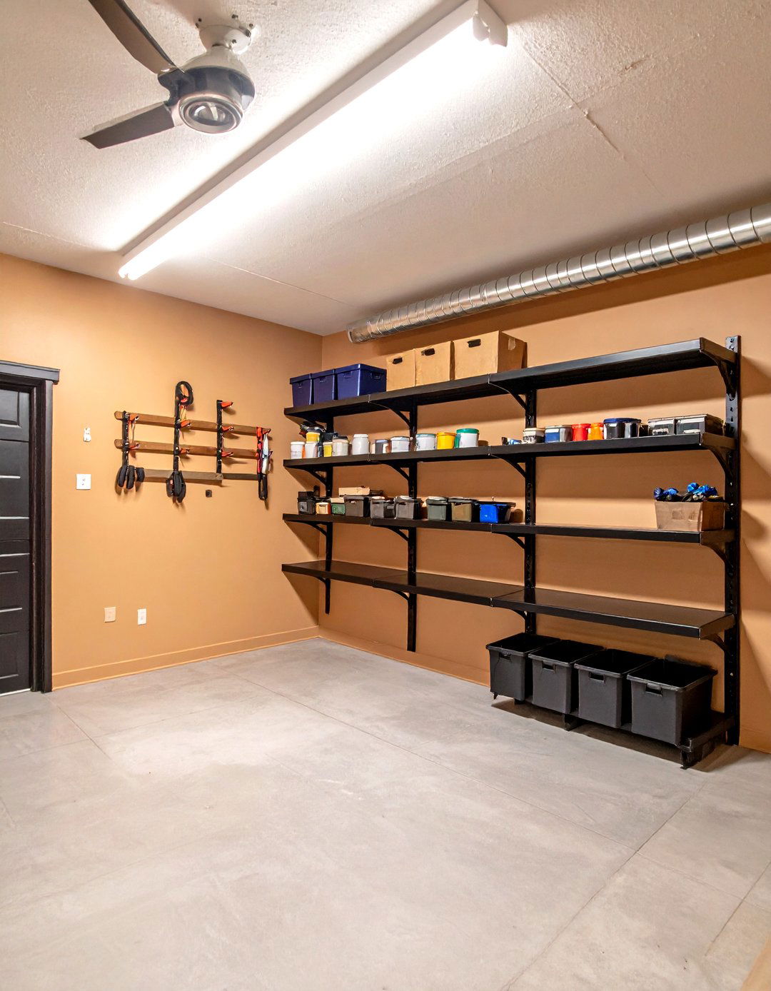 Desert Sand Neutral Garage Wall Paint - 20 Garage Wall Paint Ideas