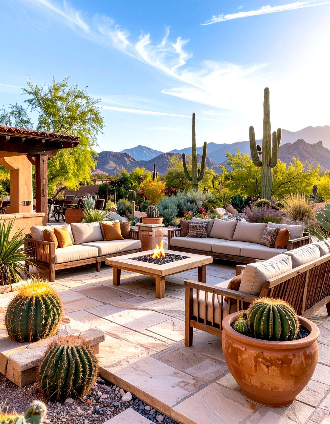 Desert Southwest Terrace Design - 20 Terrace Design Ideas