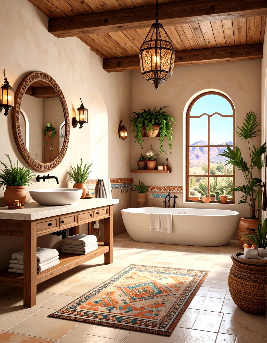 Desert Southwest Western Bathroom - 20 Western Bathroom Ideas