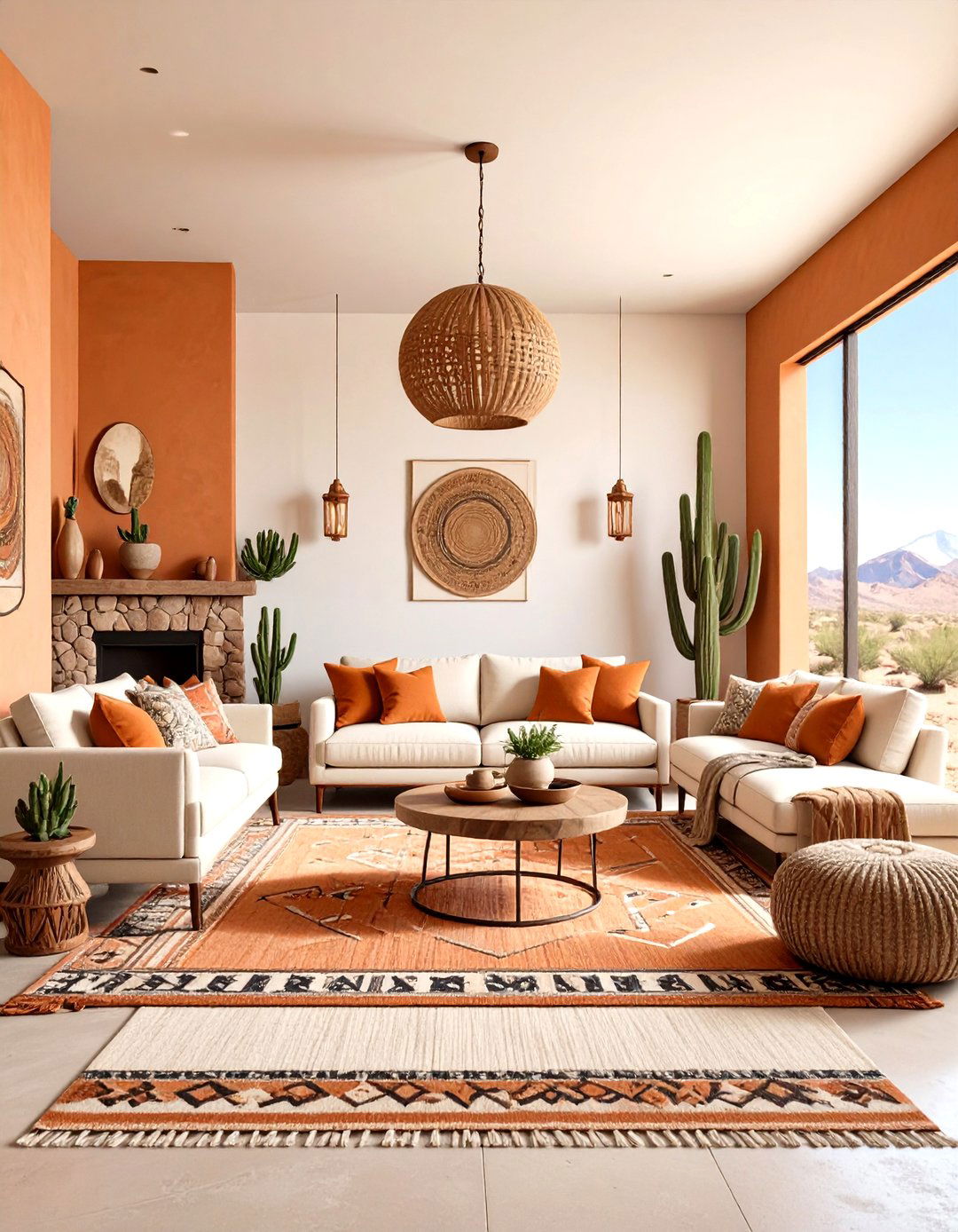 Desert Sunset Western Living Room - 20 Western Living Room Ideas