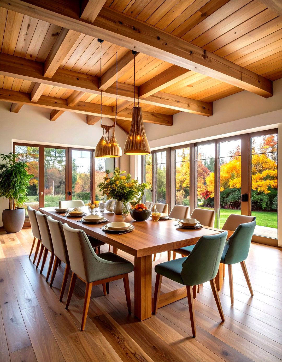Design Aesthetics - 20 Vaulted Ceiling With Beams