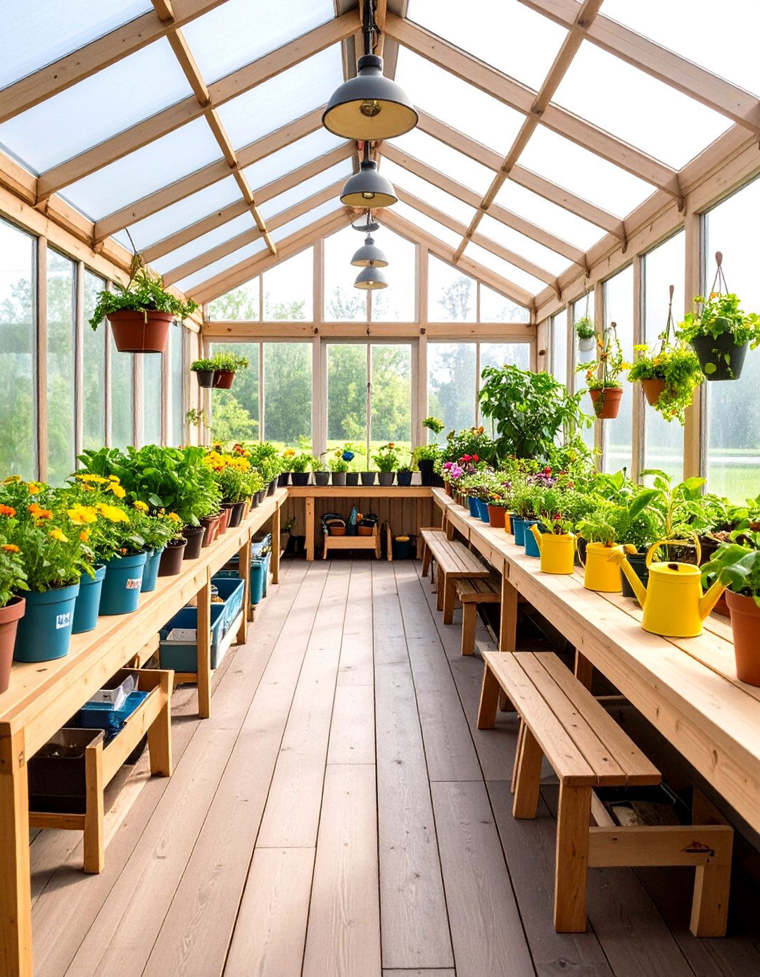 Design a Child Friendly Greenhouse Learning Area - 20 Greenhouse Room Ideas