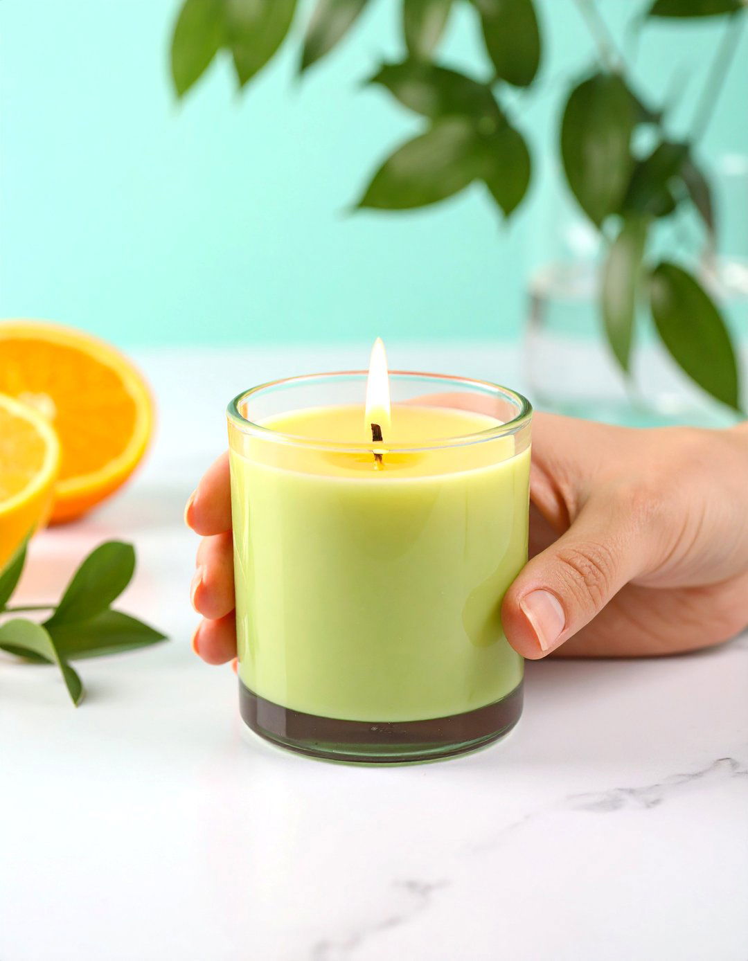 Desk Candle for Focused Work Sessions - 20 Decorating With Candles