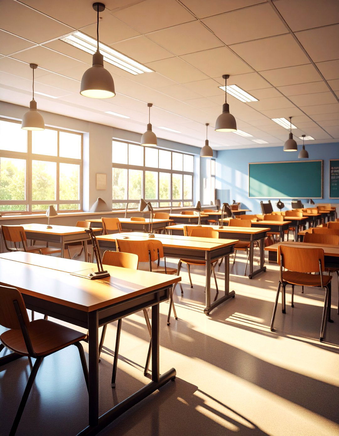 Desk Lamp Classroom Lighting for Individual Work Stations - 20 Classroom Lighting Ideas