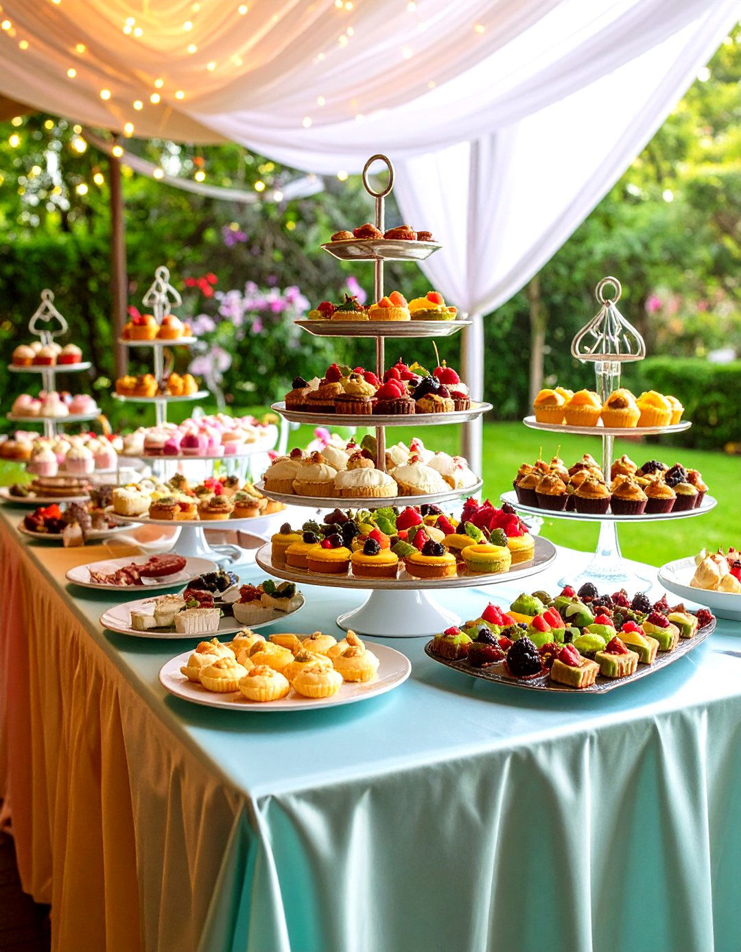 Dessert Table Tablescape - 20 Tablescape Ideas