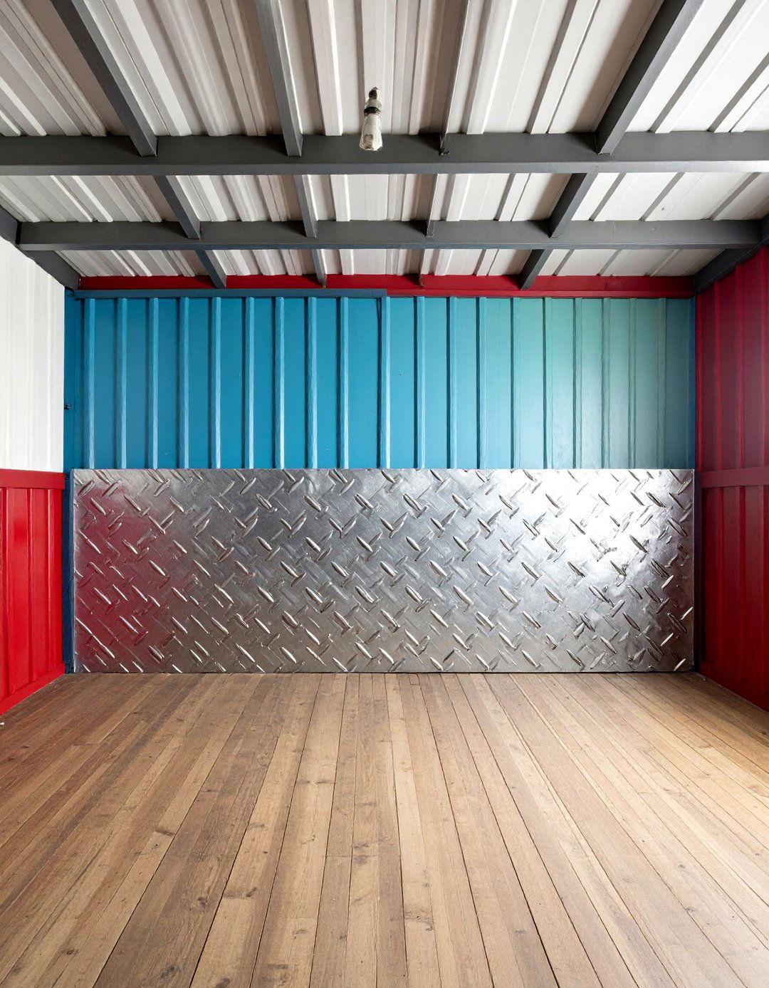 Diamond Plate Armor Panels - 20 Garage Wall Ideas