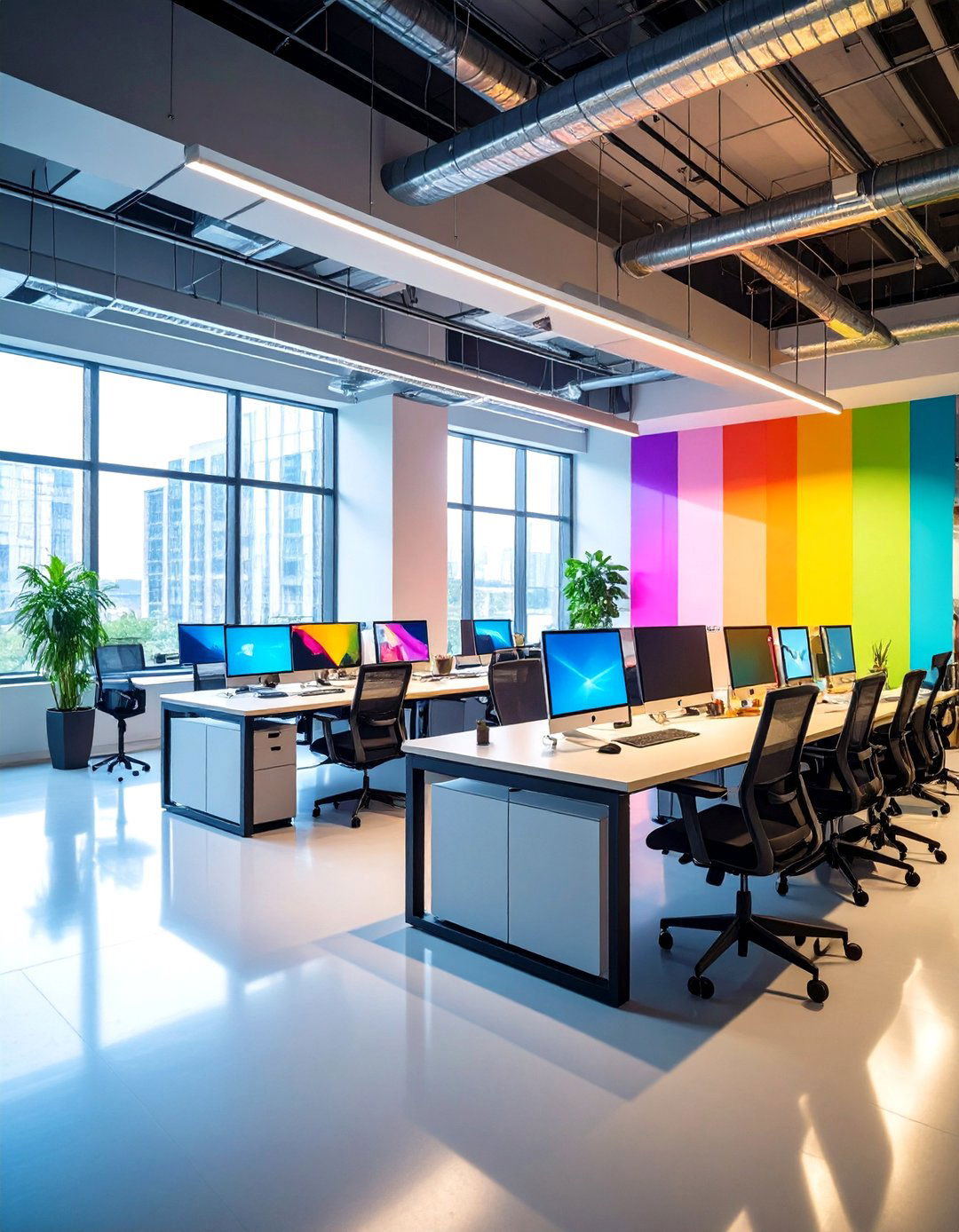 Digital Abstract Office Wallpaper - 20 Office Wallpaper Ideas