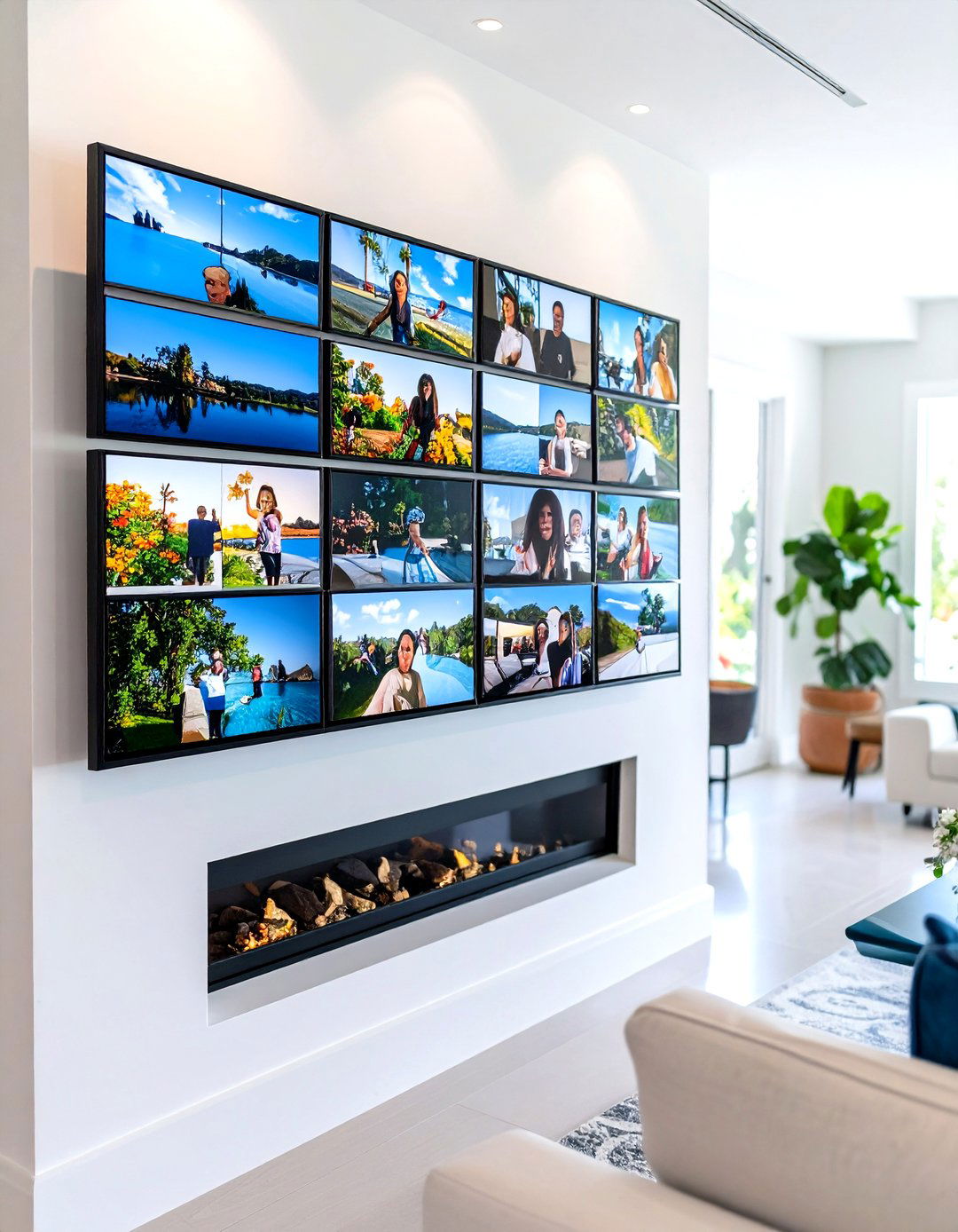 Digital Frame Photo Display - 20 Photo Display Ideas