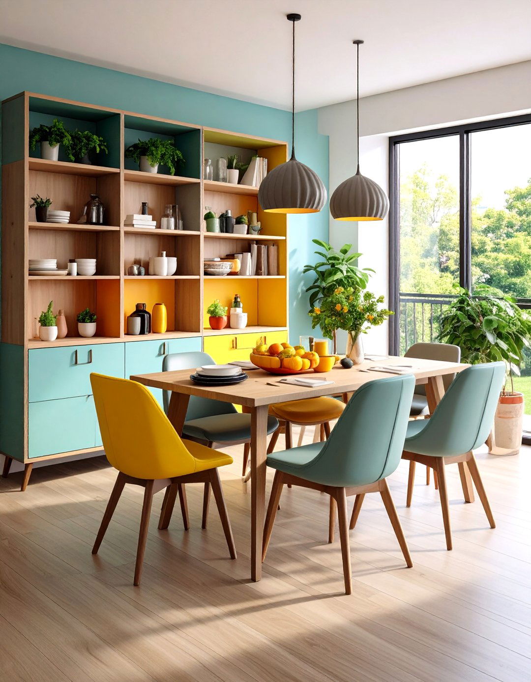 Dining Room Hutch with Pull Out Serving Surface - 20 Dining Room Hutch Ideas