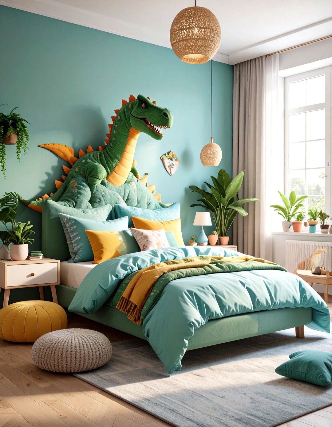 Dinosaur Themed Kids Room Bed Designs That Roar - 20 Dinosaur-themed Kids' Room Ideas