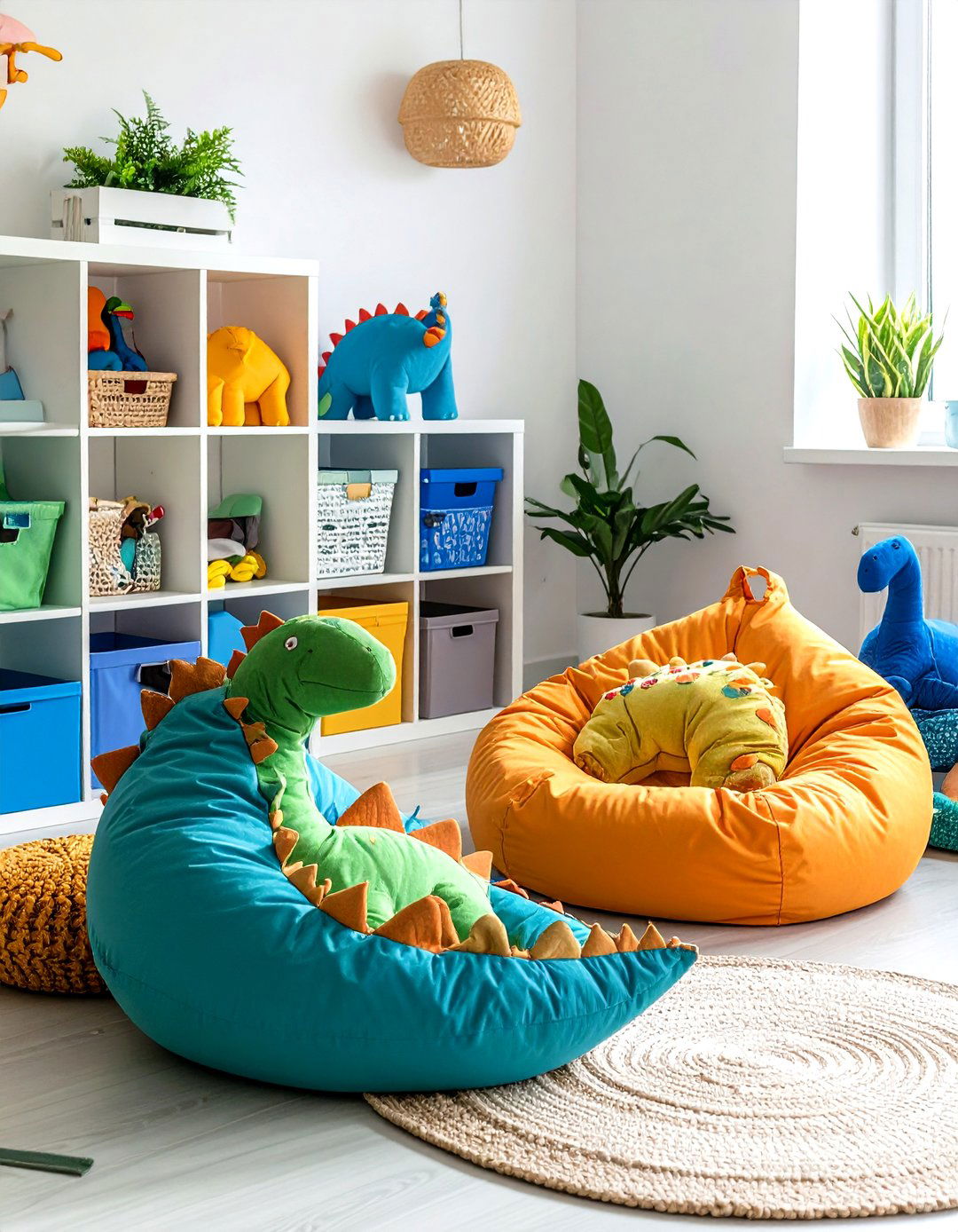 Dinosaur Themed Kids Room Storage and Organization - 20 Dinosaur-themed Kids' Room Ideas