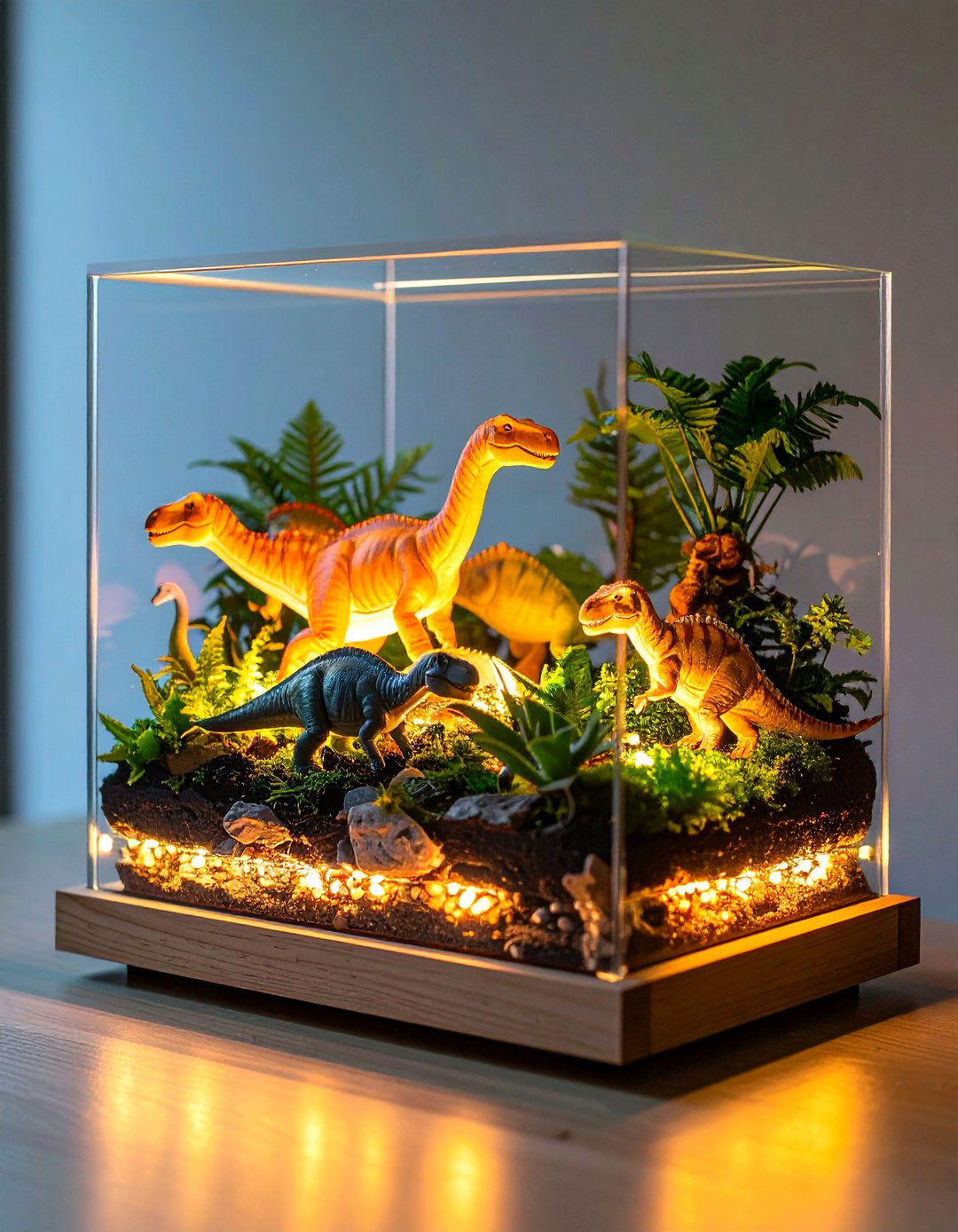 Dinosaur Themed Kids Room Terrarium Displays - 20 Dinosaur-themed Kids' Room Ideas