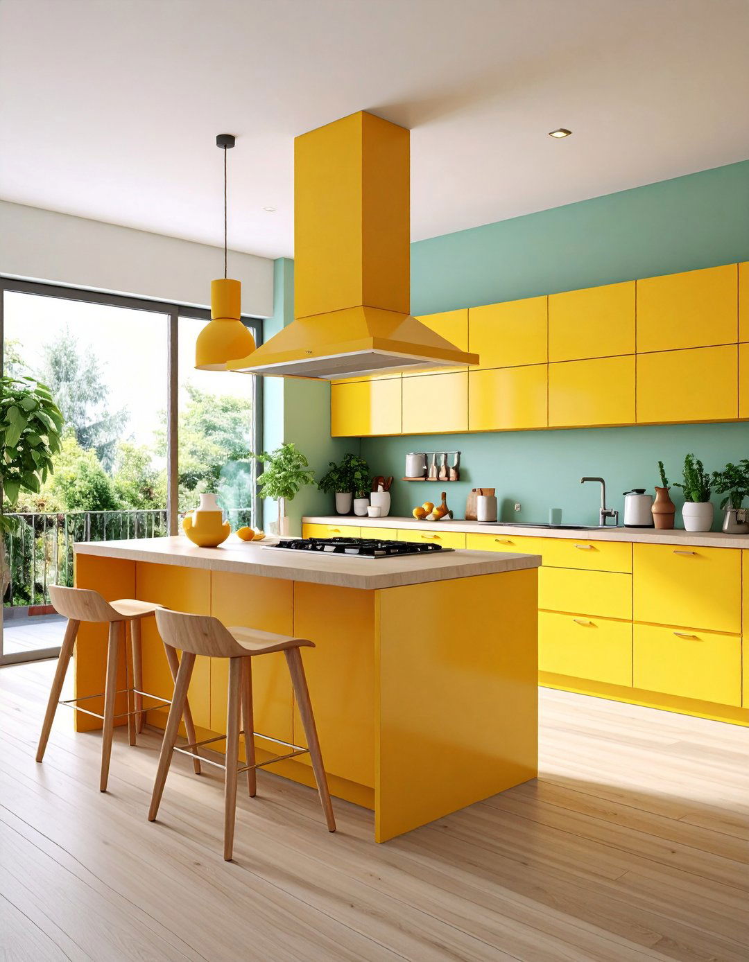 Disappear the Vent Hood behind Cabinetry - 20 Galley Kitchen Ideas