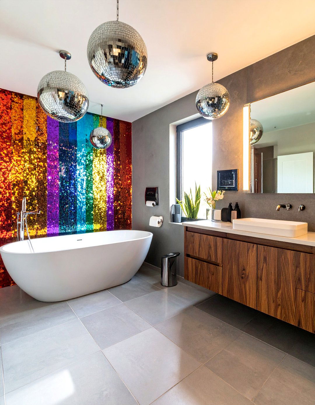 Disco Ball Bathroom Party - 20 Quirky Bathroom Ideas