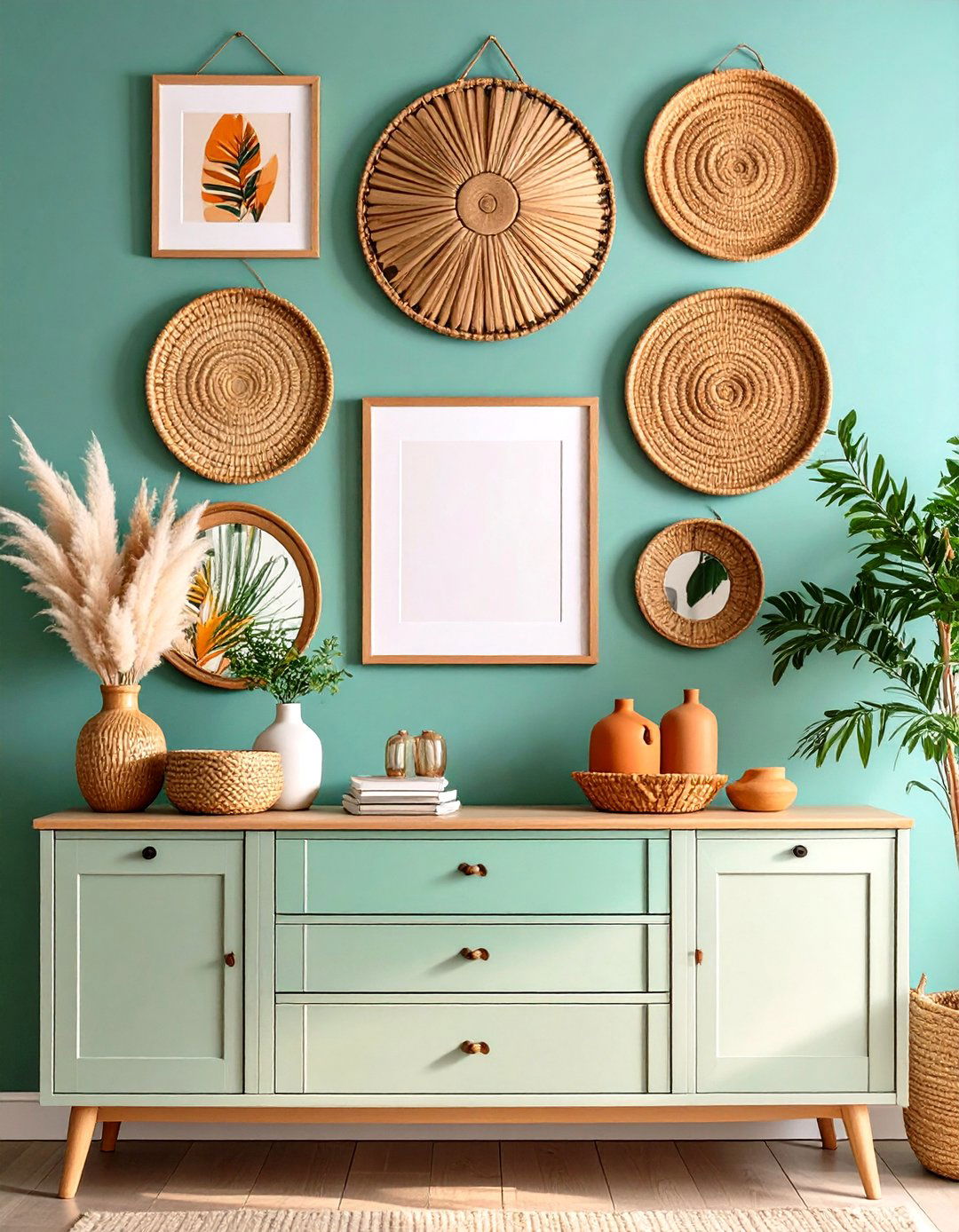 Display a Gallery Wall Art - 20 Small Boho Bedroom Ideas