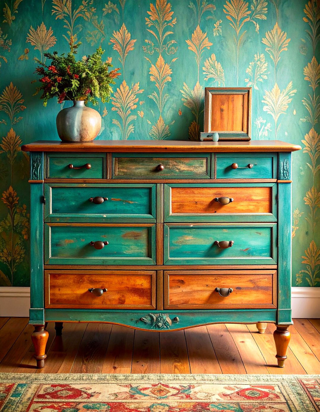 Distressed Furniture Finishes Echo Farmhouse Heritage - 20 Farmhouse Decor Ideas