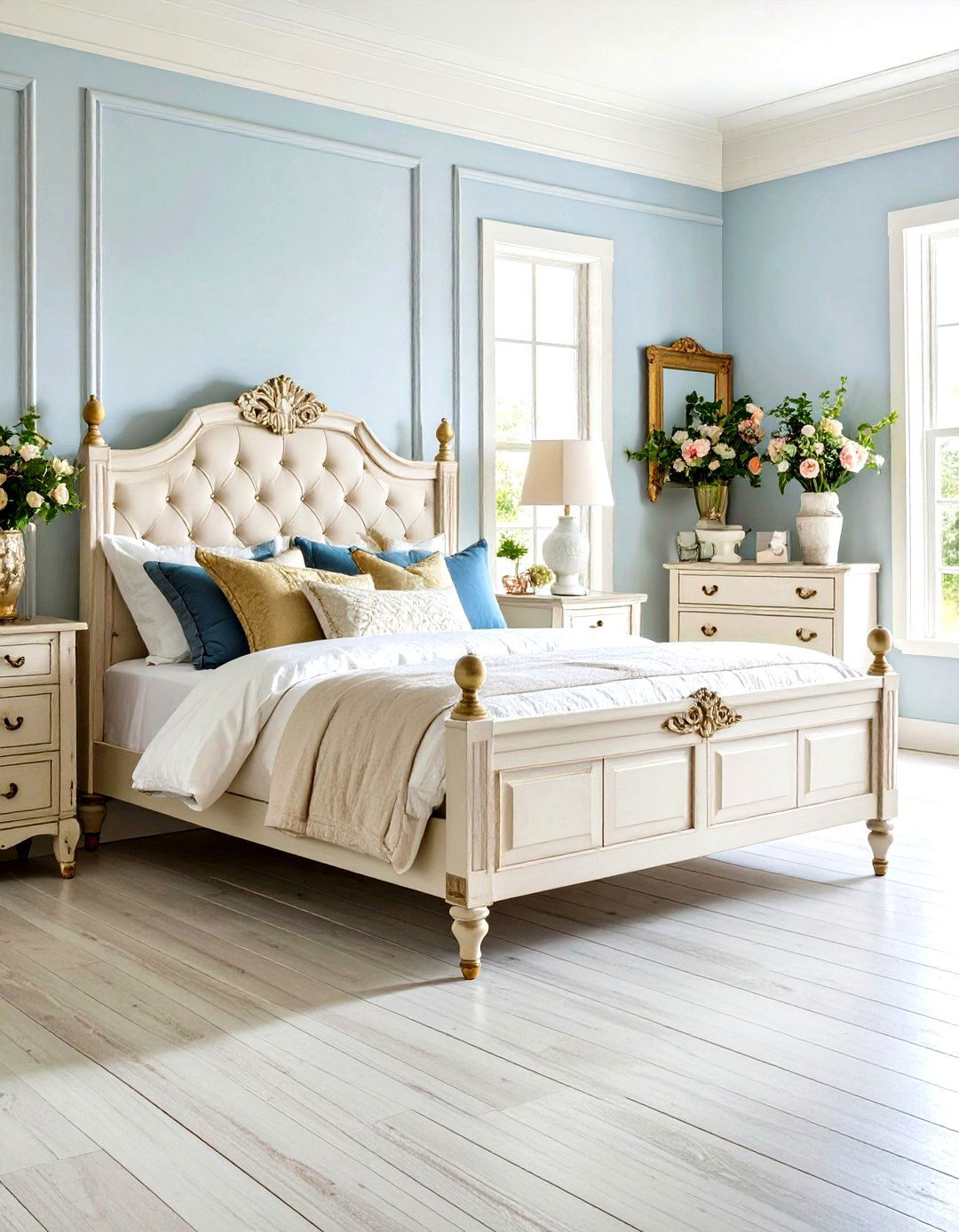 Distressed Wood Furniture - 20 Vintage Bedroom Ideas