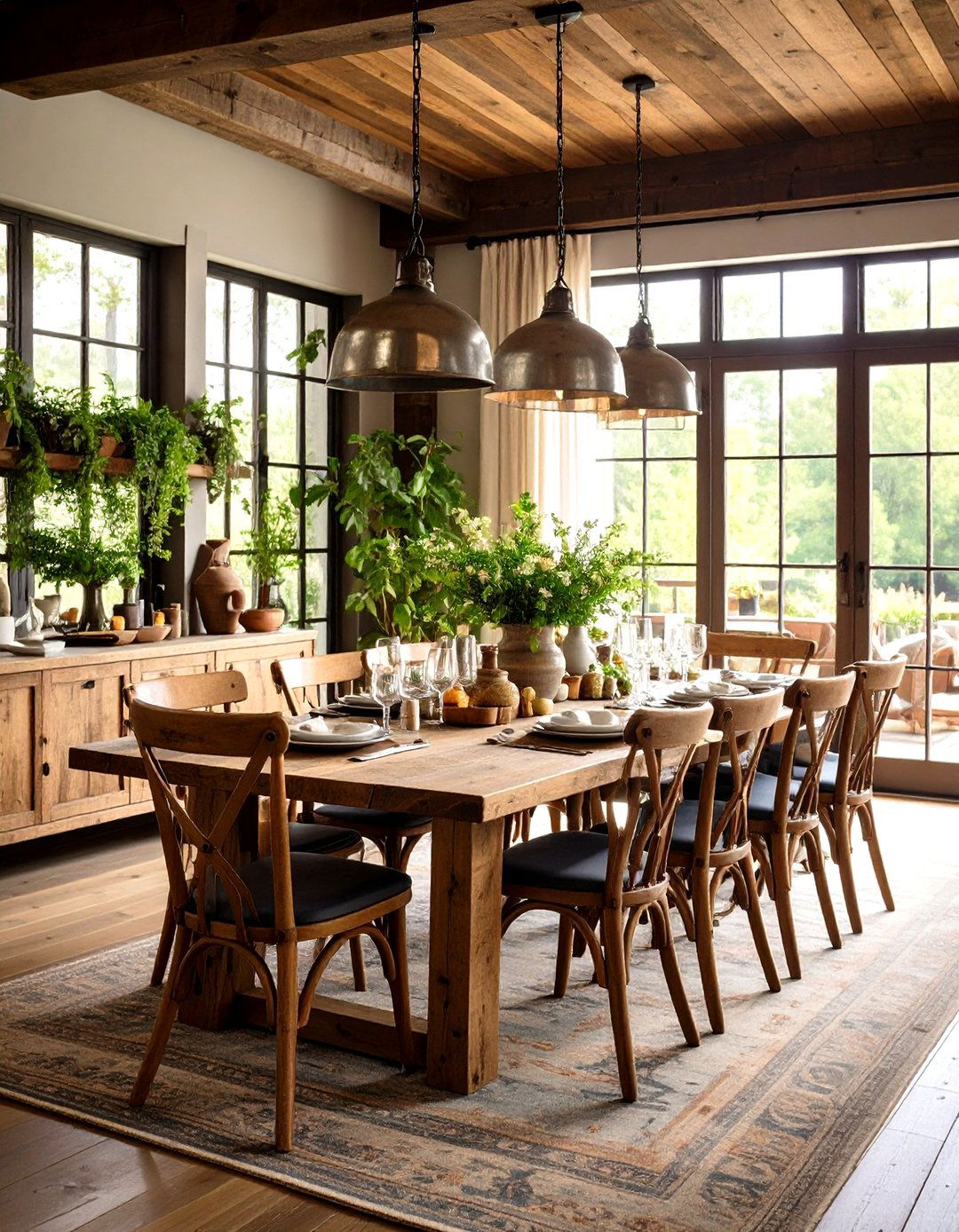 Distressed Wood Industrial Interior Design - 20 Industrial Interior Design Style Ideas