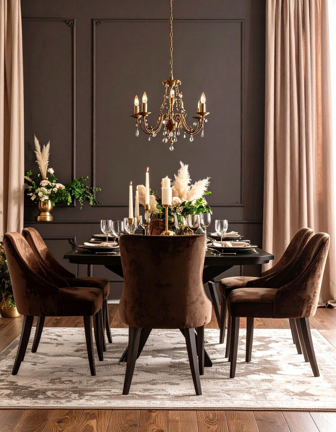Dive into Dramatic Hues - 20 Dining Room Design Ideas