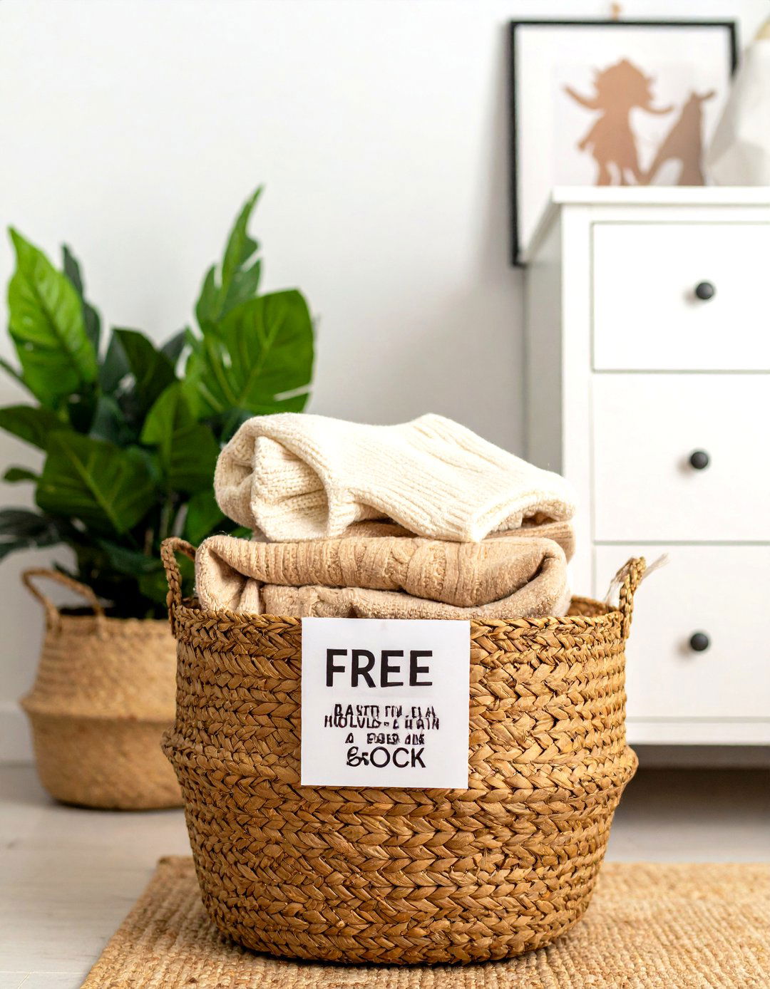 Dobbys Freedom Corner Laundry Spot in a Harry Potter Bathroom - 20 Harry Potter Bathroom Ideas