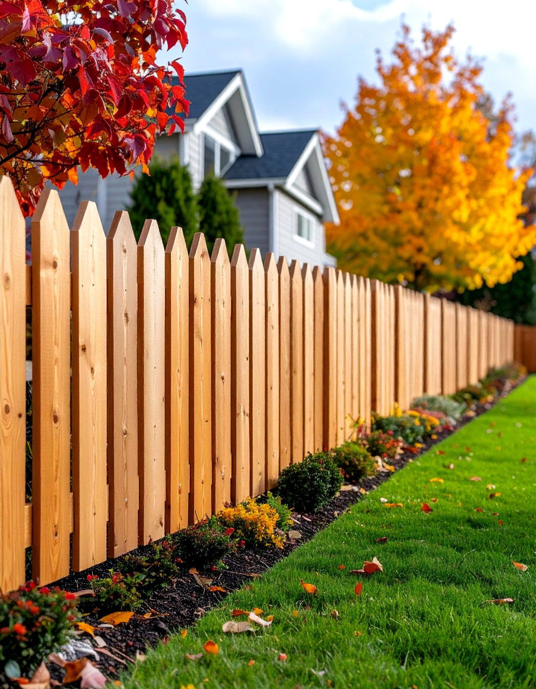 Dog Ear Board on Board Fence Style - 20 Board on Board Fence Ideas