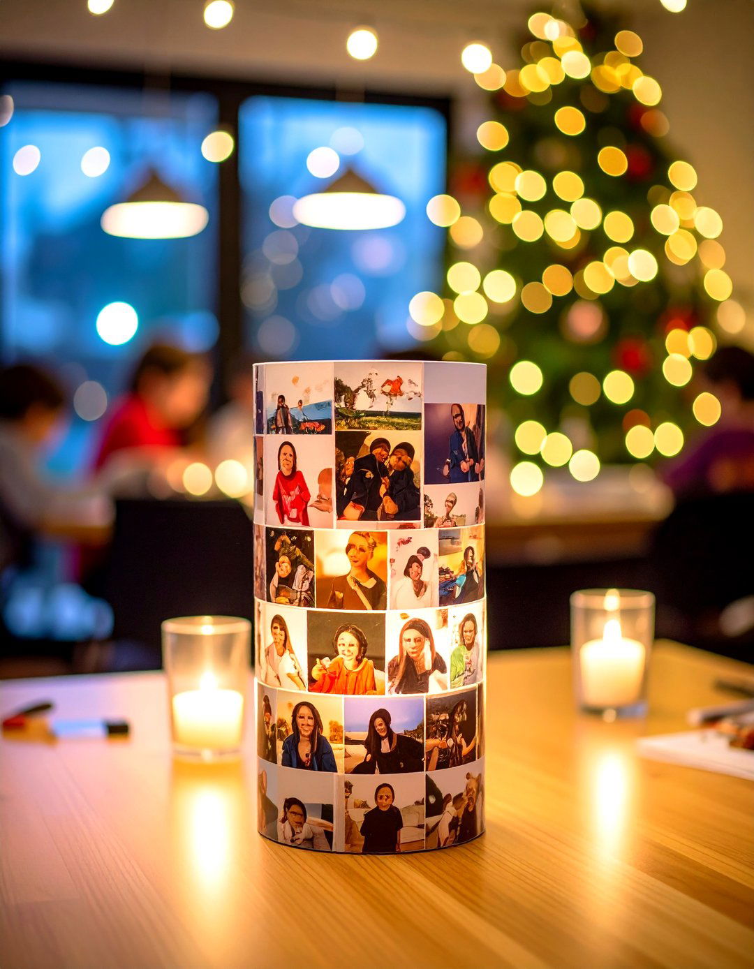 Dollar Tree Frame Cylinder Graduation Centerpiece - 20 Graduation Centerpiece Ideas