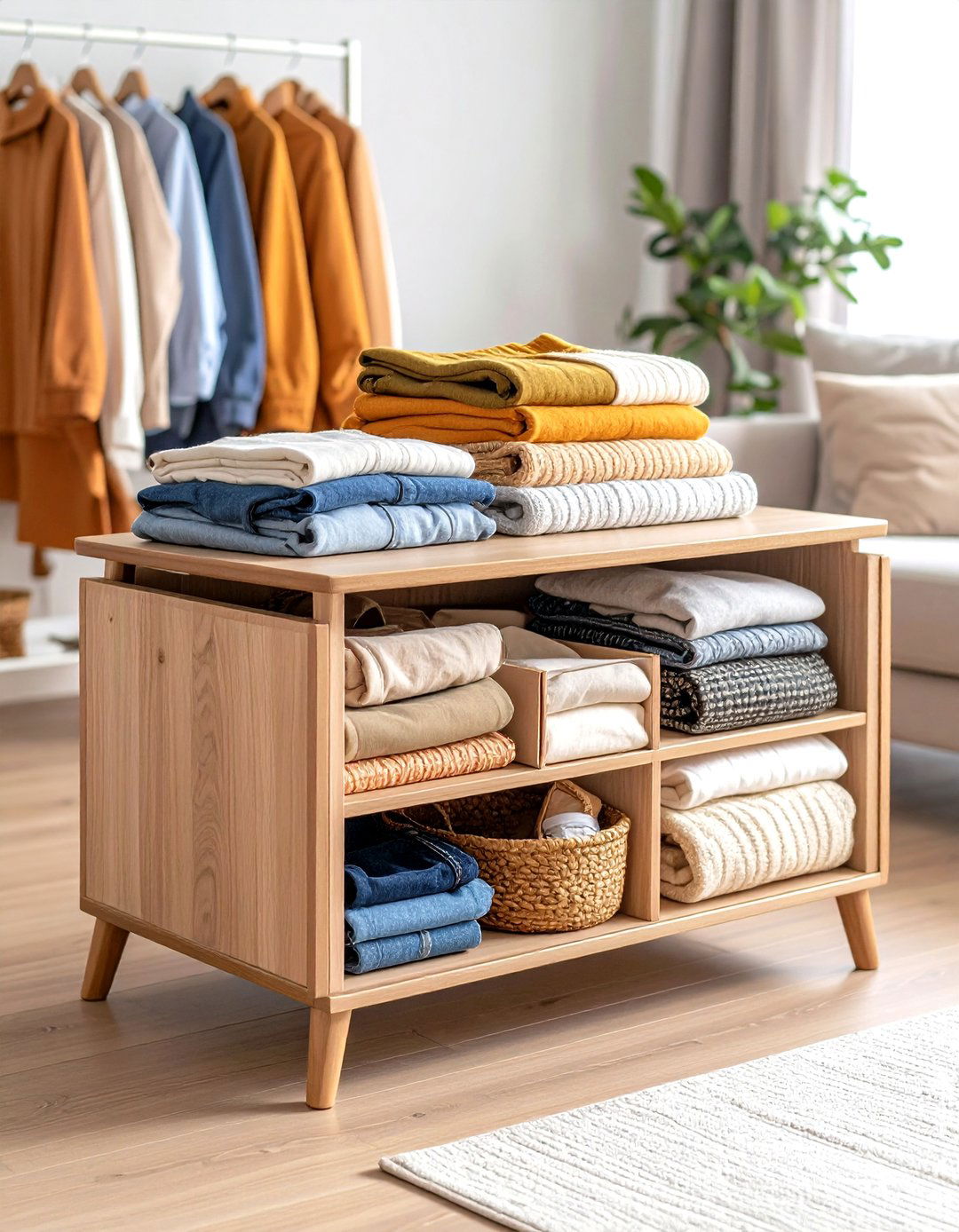 Double Duty Furniture Clothes Storage Design - 20 Clothes Storage Ideas
