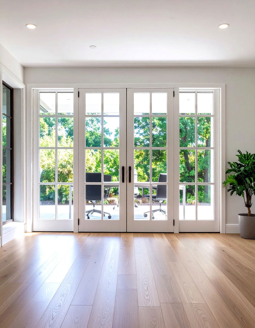 Double French Home Office Door for Grand Entrances - 20 Home Office Door Ideas