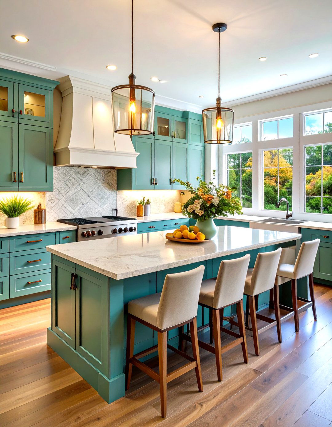 Double Island Open Kitchen Living Room - 20 Open Kitchen Living Room Ideas